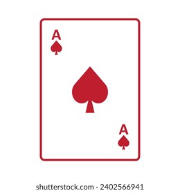 Playing cards icon vector illustration logo design