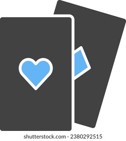 Playing Cards icon vector image. Suitable for mobile application web application and print media.