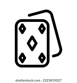 Playing Cards Icon Vector Symbol Design Illustration