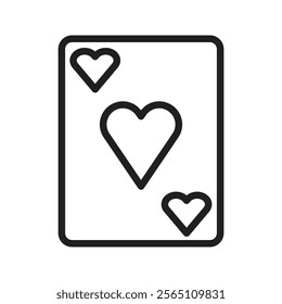 Playing cards icons. Vector black icons
