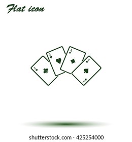 Playing cards illustration. 