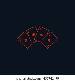 Playing cards illustration. 