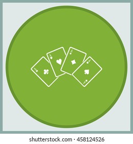 Playing cards illustration. 