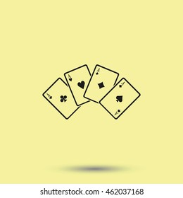 Playing cards illustration. 