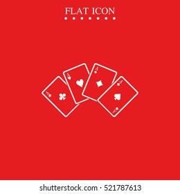 Playing cards illustration. 