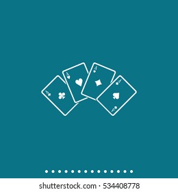 Playing cards illustration. 