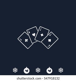 Playing cards illustration. 