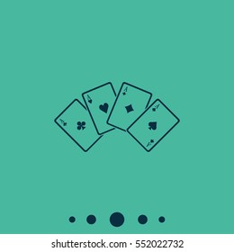 Playing cards illustration. 