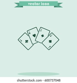 Playing cards illustration. 