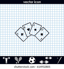 Playing cards illustration. 