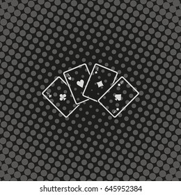 Playing cards illustration. 