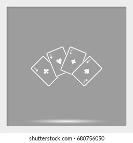 Playing cards illustration. 