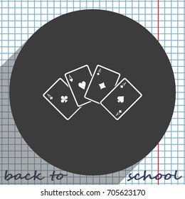 Playing cards illustration. 