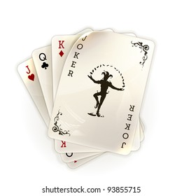 Playing cards with a joker, 10eps