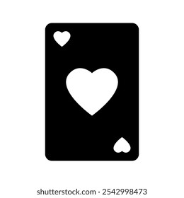 Ícone de linha de cartas de jogar. sinal de estilo linear para conceito móvel e web design. Ícone de vetor de contorno de cartas de espadas. Casinos,