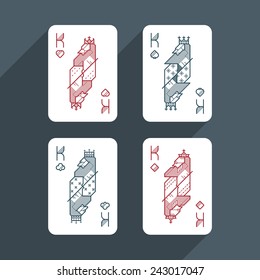 Playing Cards Set - King