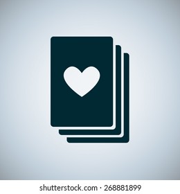 playing cards. suits. icon
