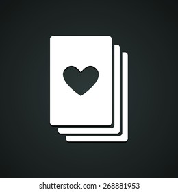 playing cards. suits. icon
