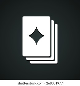 playing cards. suits. icon