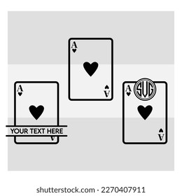 Playing Cards SVG, Playing Cards, Full Deck Playing Cards, Aces, Poker, Royal Flush, Royal Flush, Playing Cards Silhouette, Hearts, Spades, Clubs, Diamonds, Vector, Clipart