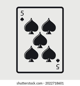 Playing Cards Svg Printable Vector Design Stock Vector (Royalty Free ...