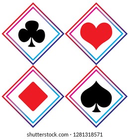 playing cards symbols