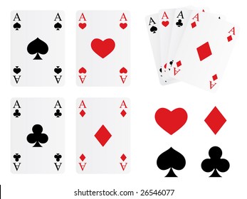 Playing cards and symbols