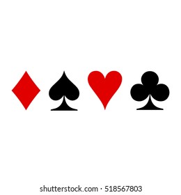 Playing Cards Symbols Vector Illustration