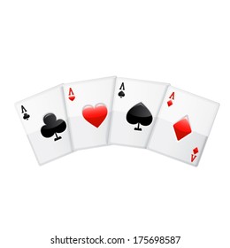 Playing cards. Vector