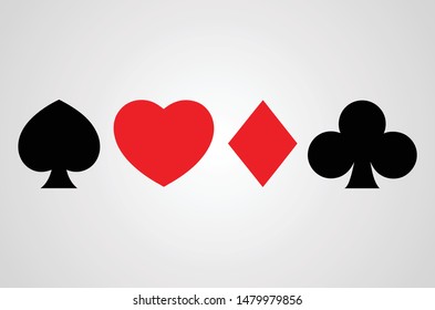 PLAYING CARDS VECTOR ART HAND MADE ICONS