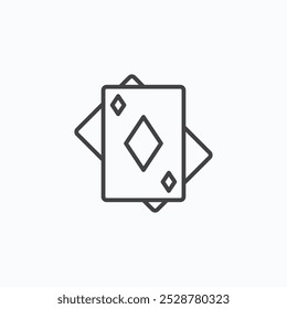 Playing cards vector flat icon set.eps