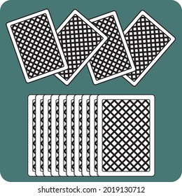 playing cards, in vector format