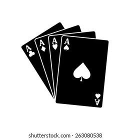 Playing cards - vector icon