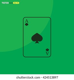 playing cards vector icon