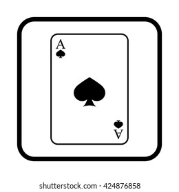 playing cards vector icon