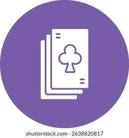 Playing Cards vector icon. Can be used for printing, mobile and web applications.