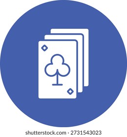 Icono de Vector de cartas de juego. Se puede utilizar para aplicaciones de impresión, móviles y de Web.