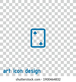 playing cards vector icon on an abstract background