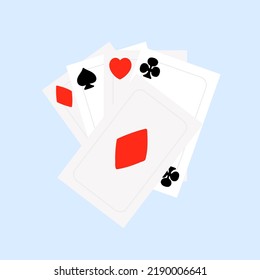 playing cards  vector illustration background