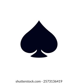 Playing cards vector symbol sign icon emoji spades