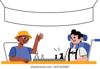 Playing Chess in the Community Center