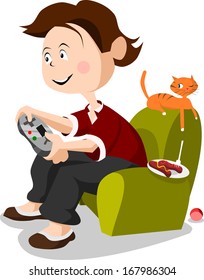 playing child