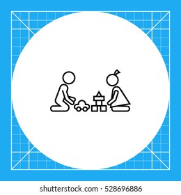 Jugando niños