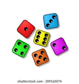 Playing dices with shadow  