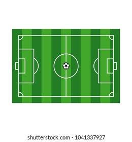 Playing Field Vector Template Design