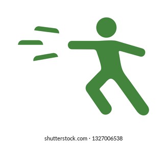 Playing flying disc symbol
