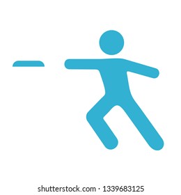 Playing flying disc symbol