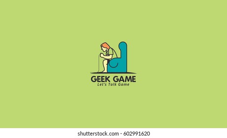 Playing Game on The Sofa