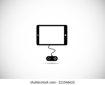 Playing Game On Tablet