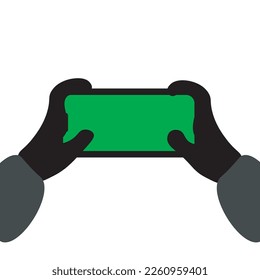 juego en el simulador de smartphone con fondo transparente